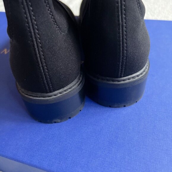 Stuart Weitzman City  Womens Over-the-knee OTK Stretchy Boots Black Suede US 9.5 - Picture 9 of 12